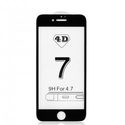 4D Tvrzené sklo pro Apple iPhone 7/8 Plus - černé