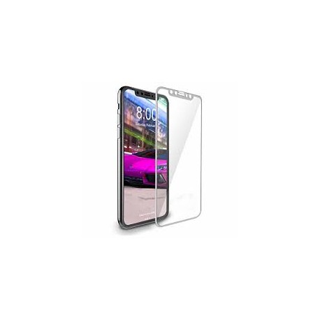 4D Tvrzené sklo pro Apple iPhone X - bílé
