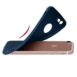 Silikonový kryt pro iPhone X - modrý