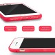Silikonový kryt pro iPhone 6/6S Plus - červený