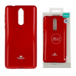 Pouzdro Goospery Mercury Jelly pro Nokia 8 - červený