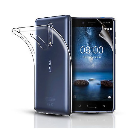 Silikonový kryt pro Nokia X5 (2018) / 5.1 Plus- průhledný