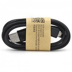 Micro USB datový a nabíjecí kabel černý 1m OEM ECB-DU4AWC