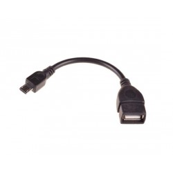 Redukce USB OTG / Micro USB - černá
