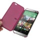 Pouzdro DOT VIEW HTC One M8 fialové