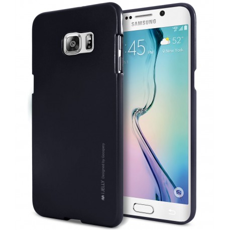 Pouzdro Mercury  i-Jelly Metal pro Samsung Galaxy S6 - černé