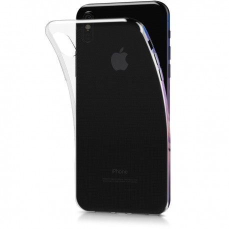 Silikonový kryt pro Apple iPhone X / Xs  - průhledný