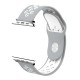 Sportovní řemínek na hodinky Apple Watch 42mm - šedo/bílý