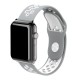 Sportovní řemínek na hodinky Apple Watch 42mm - šedo/bílý