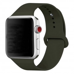 Silikonový pásek na hodinky Apple iWatch 38mm - černý