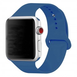 Silikonový pásek na hodinky Apple Watch 38mm - modrý
