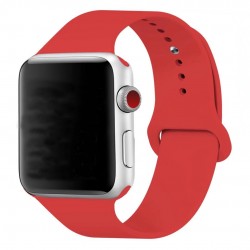 Silikonový pásek na hodinky Apple Watch 38mm - červený